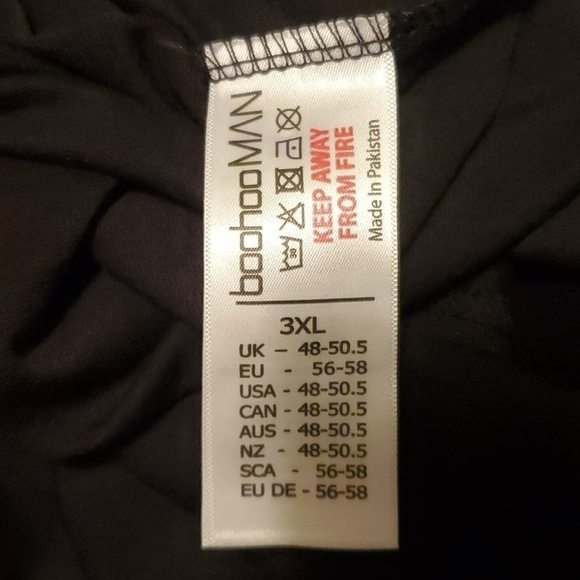 Boohoo Man Color Block Men's Tee NWT Size 3X - Picture 5 of 5